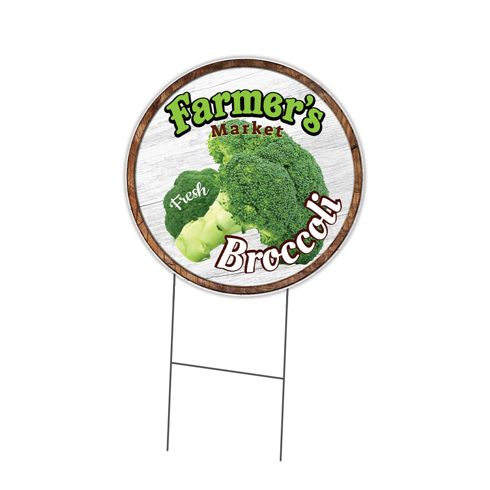 Farmer's Market Broccoli Circle