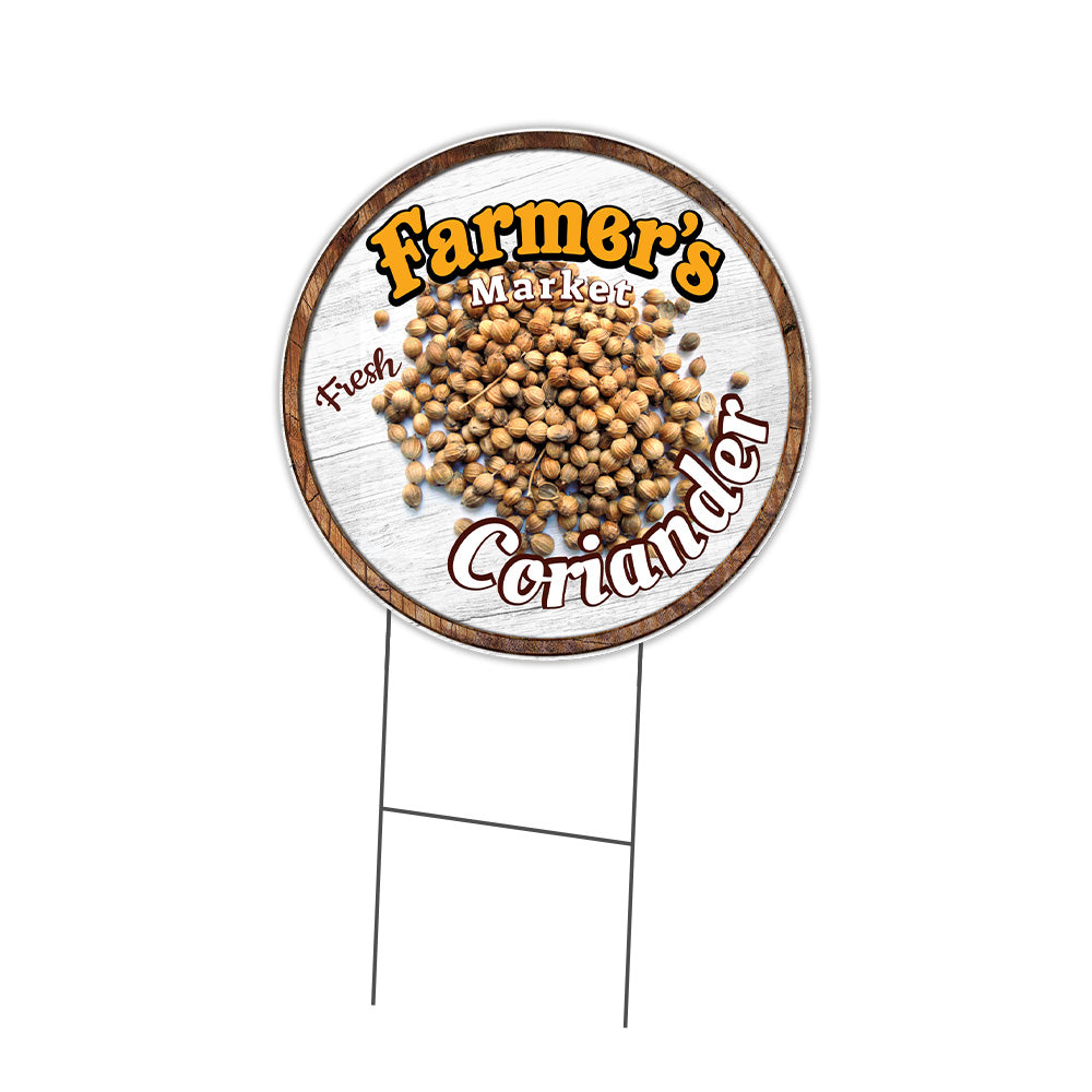 Farmer's Market Coriander Circle
