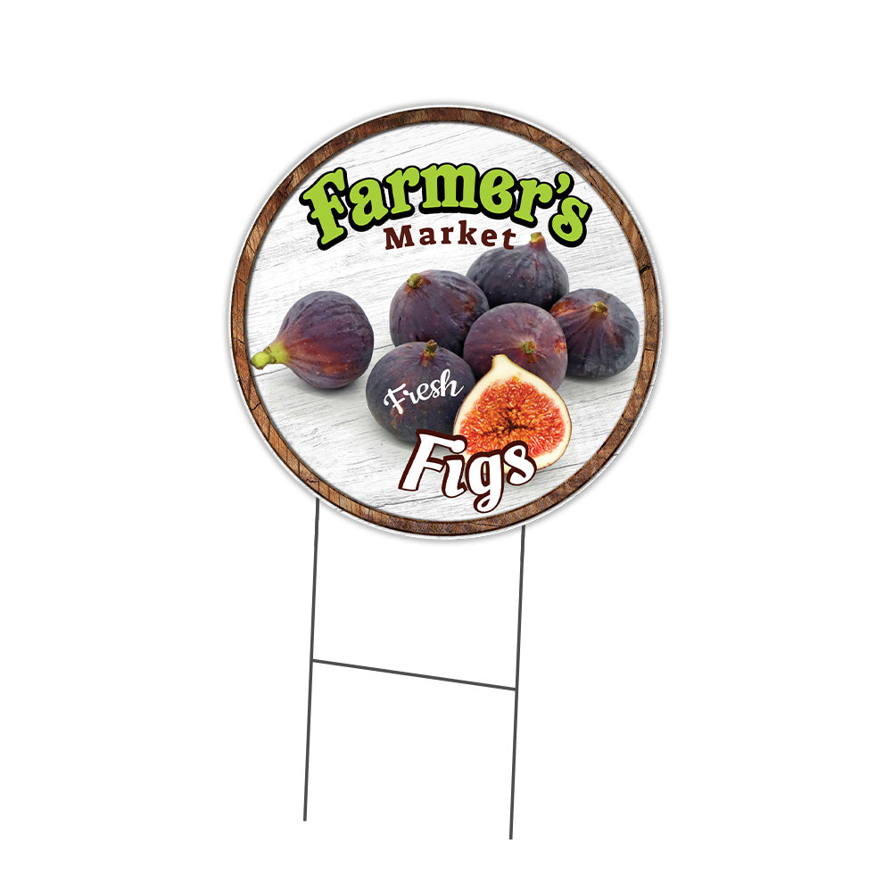 Farmer's Market Figs Circle