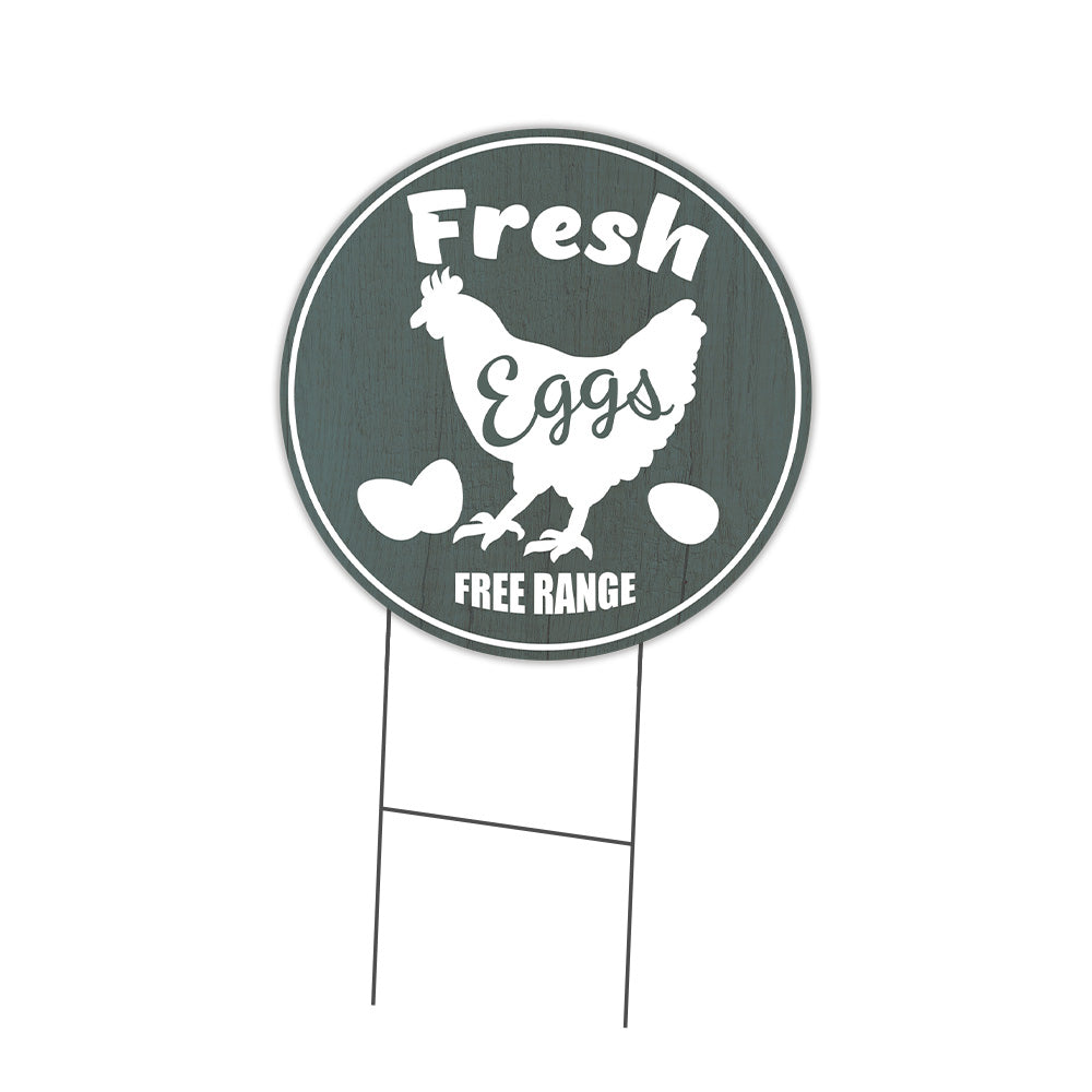 Farmer's Market Fresh Eggs Circle