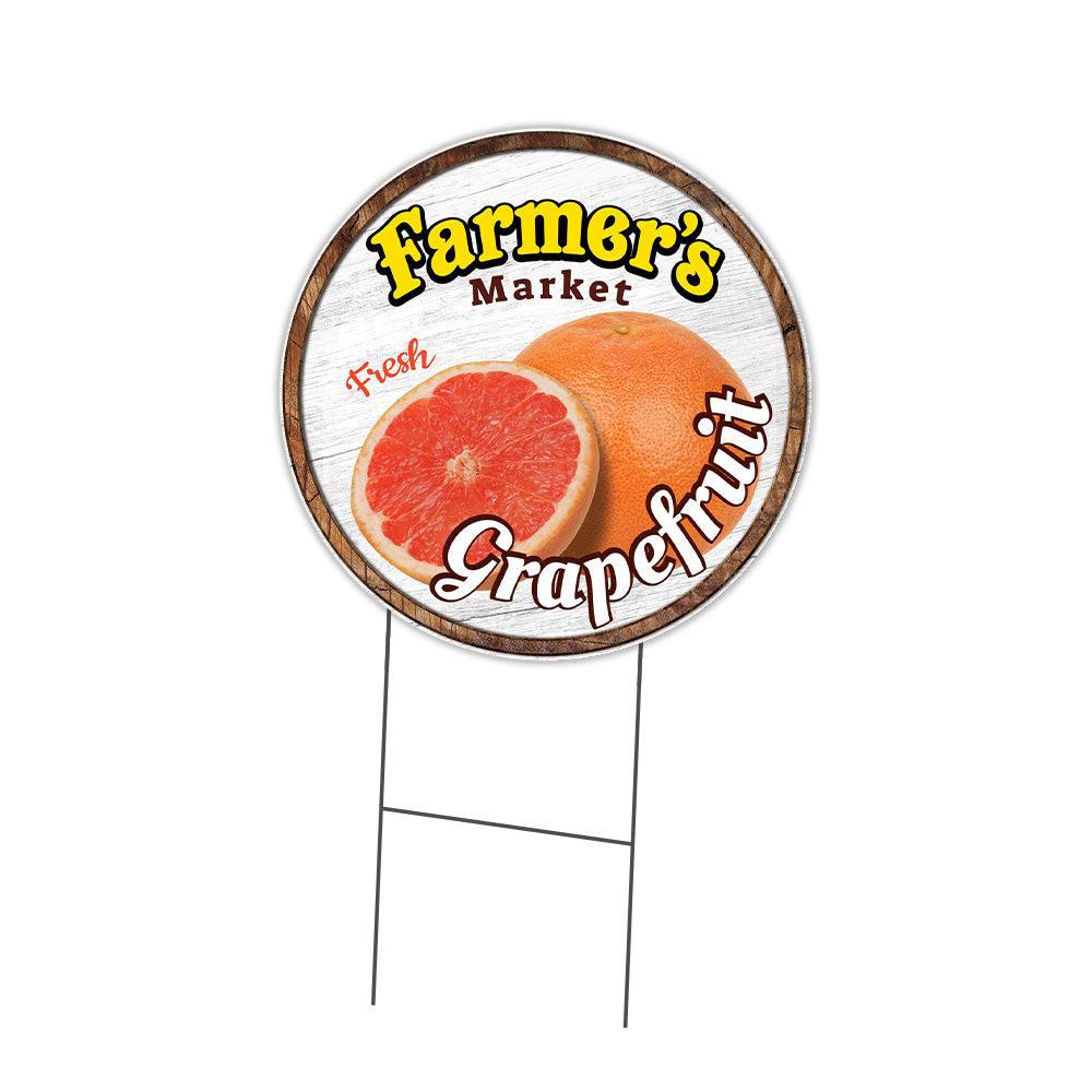 Farmer's Market Grapefruit Circle