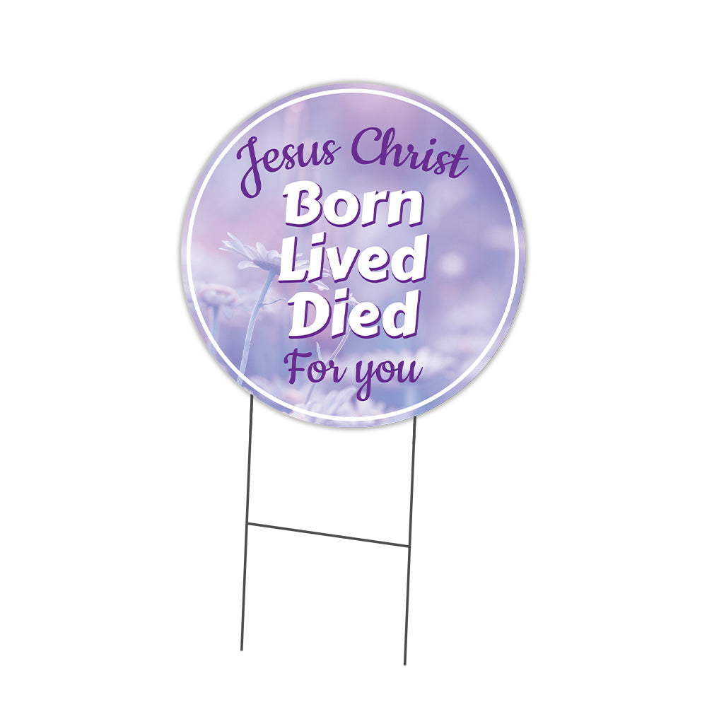 Jesus Died For You Circle