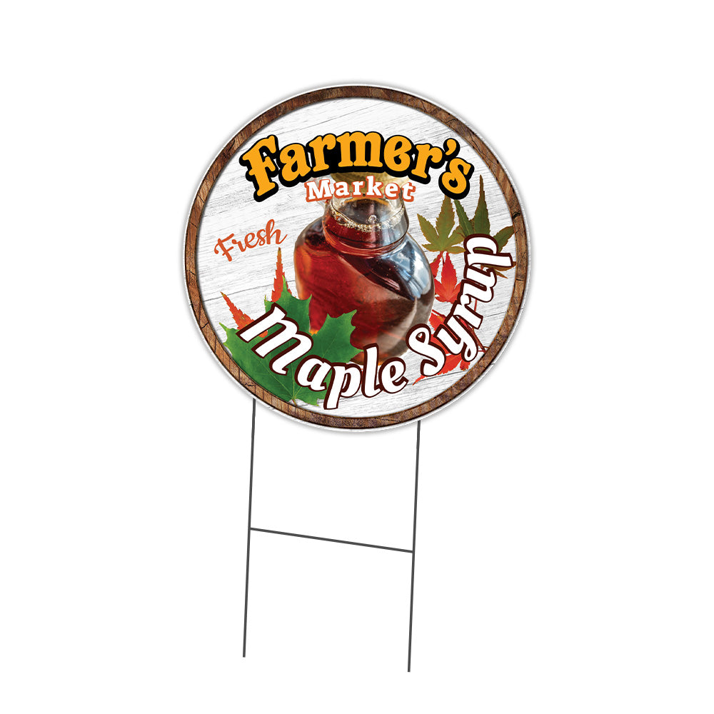 Farmer's Market Maple Syrup Circle