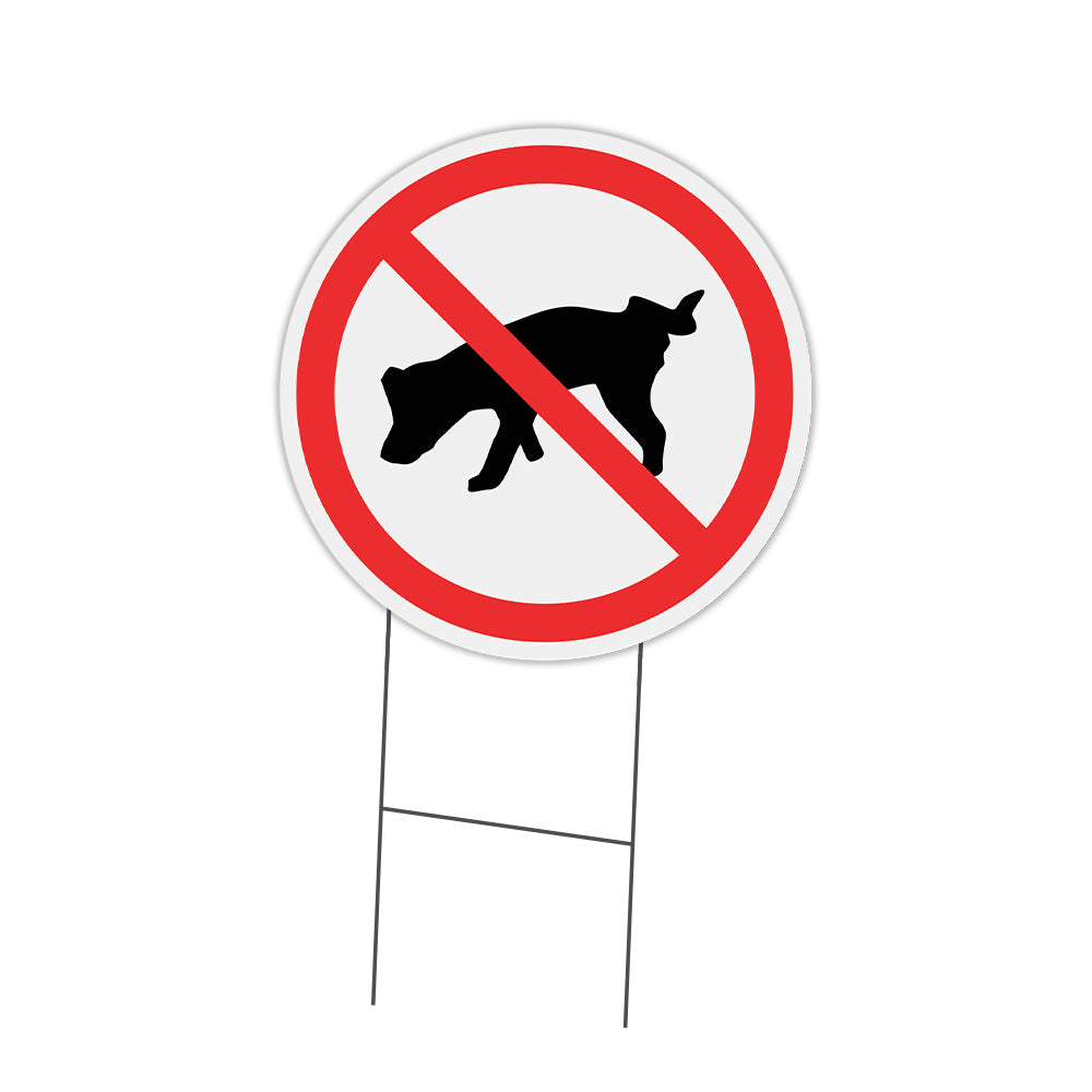 No Dog Pee Circle