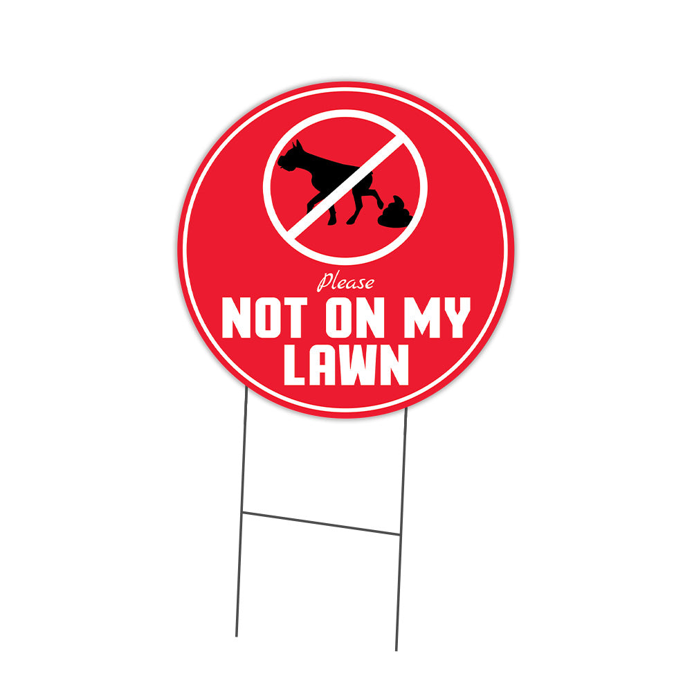 Not On My Lawn Circle