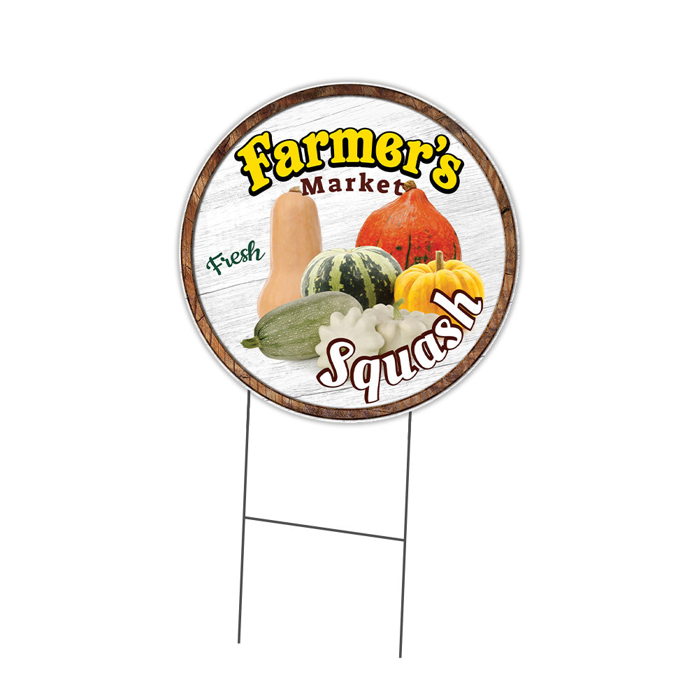 Farmer's Market Squash Circle