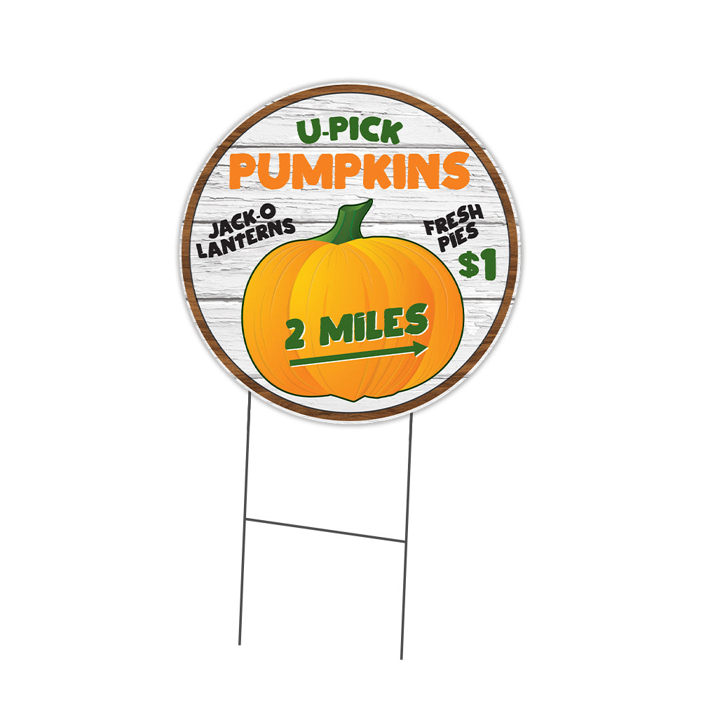 Farmer's Market U Pick Pumpkins Circle