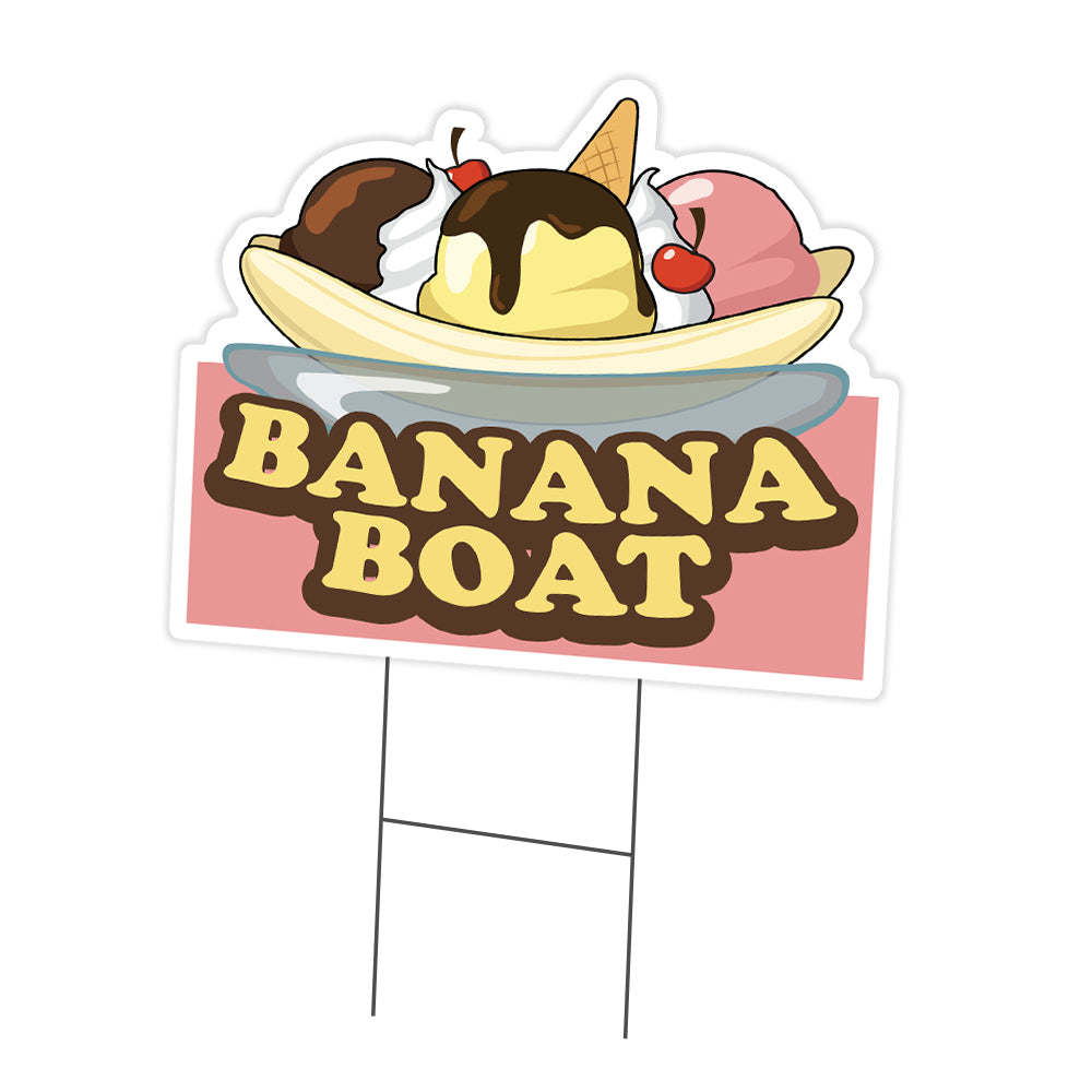 Banana Boat Die Cut