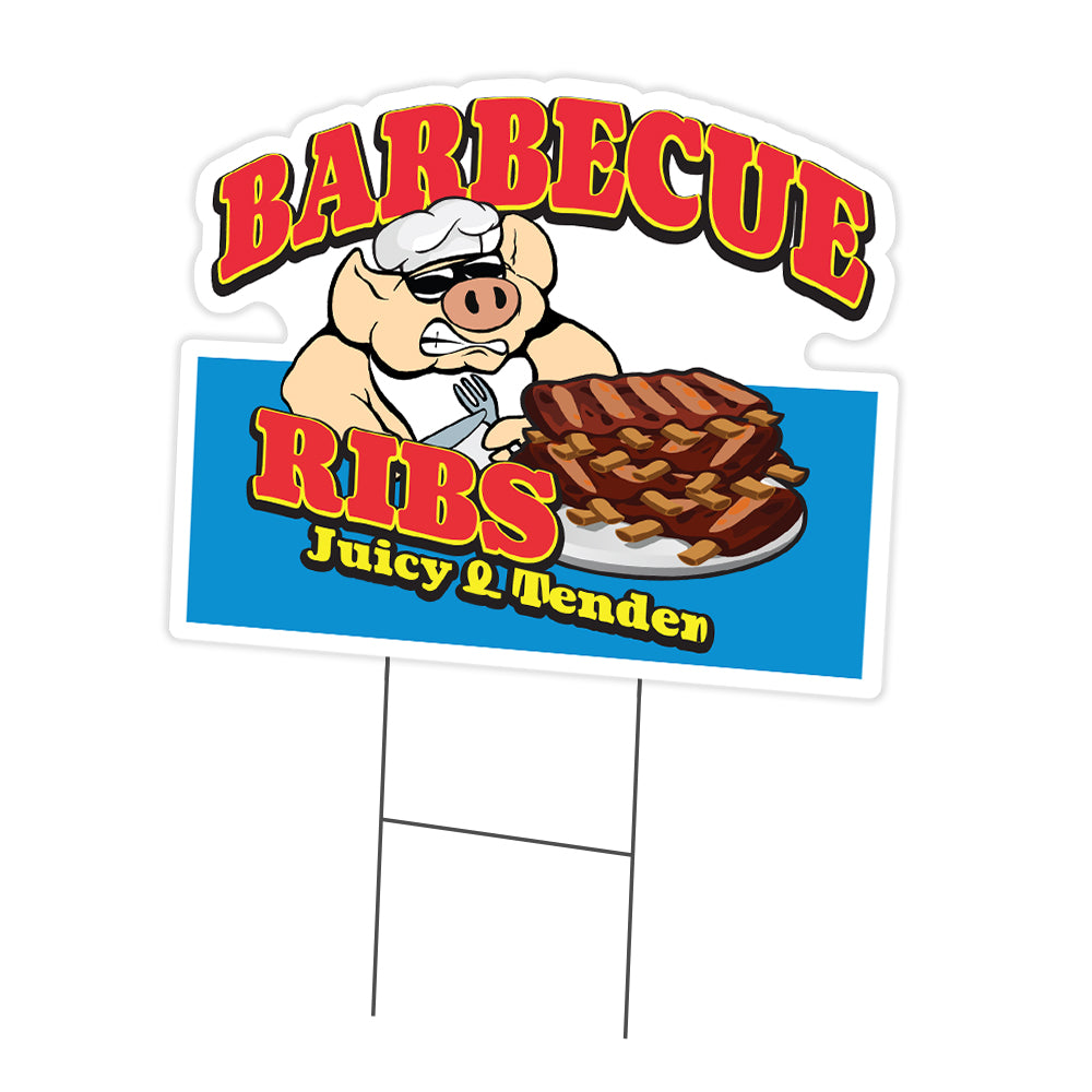 Barbecue Ribs Die Cut