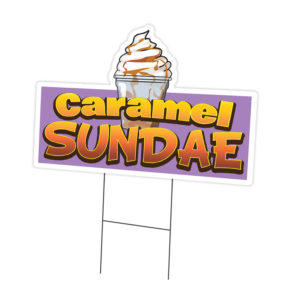 Caramel Sundae Die Cut