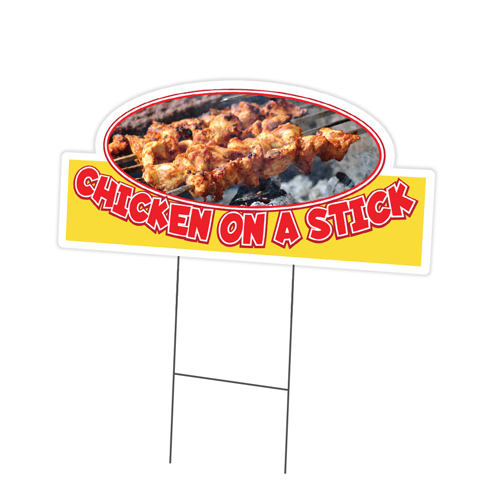 Chicken On A Stick Die Cut