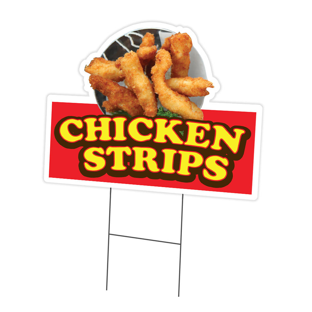Chicken Strips Die Cut