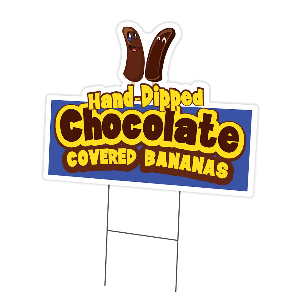 Chocolate Covered Bananas Die Cut