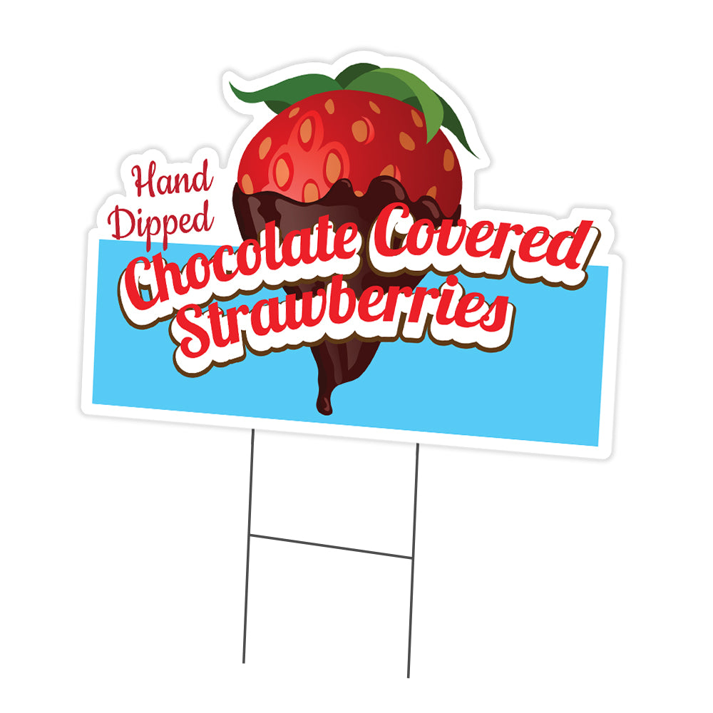 Chocolate Covered Strawberries Die Cut