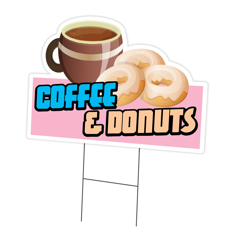 Coffee And Donuts Die Cut