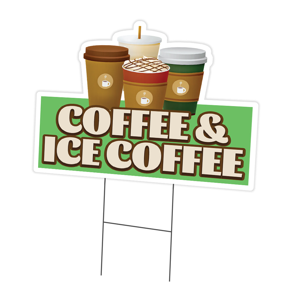 Coffee And Ice Coffee Die Cut