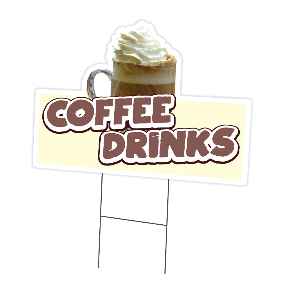 Coffee Drinks Die Cut