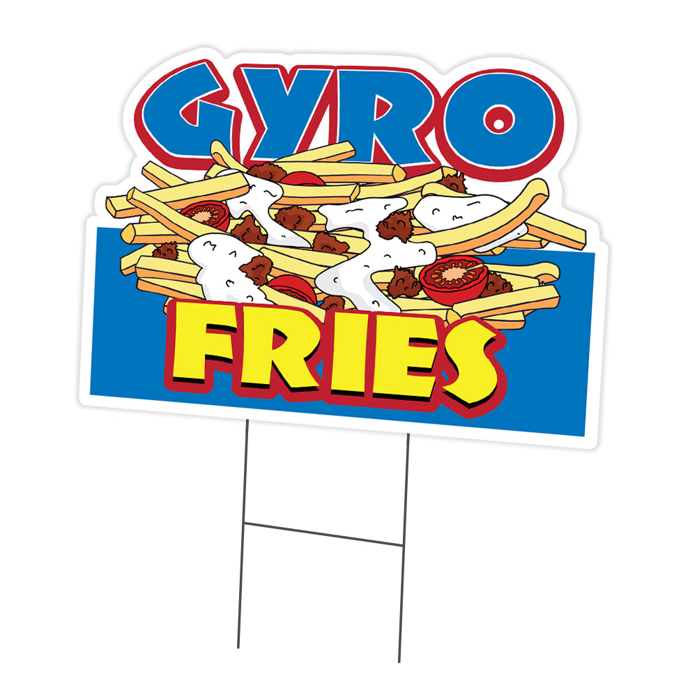 Gyro Fries Die Cut