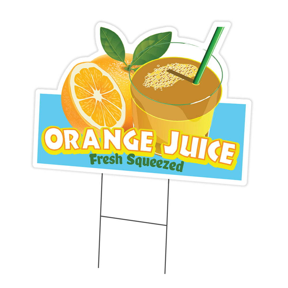 Orange Juice Die Cut