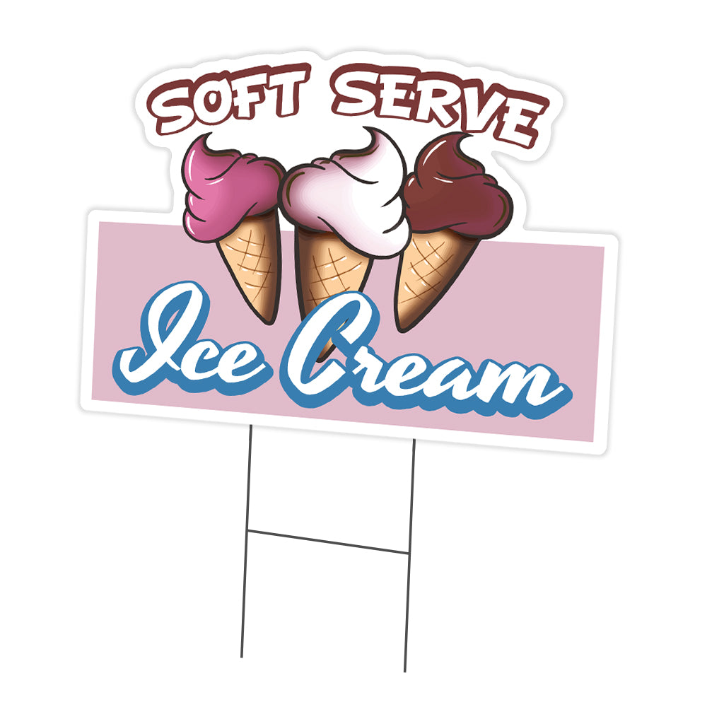 Soft Serve Ice Cream Die Cut