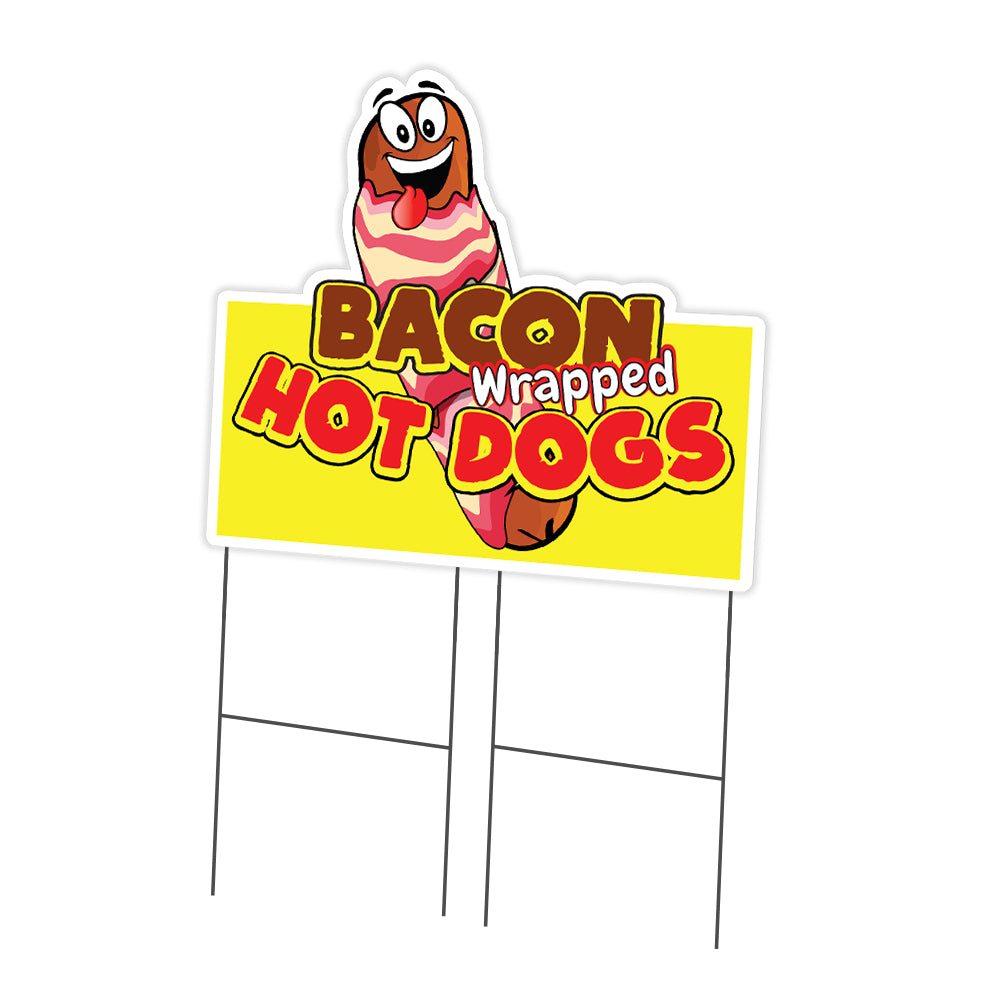 Bacon Wrapped Hot Dogs Die Cut