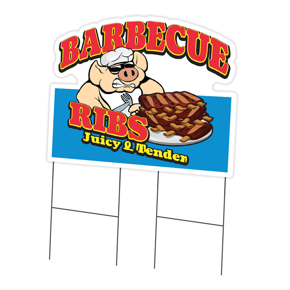 Barbecue Ribs Die Cut