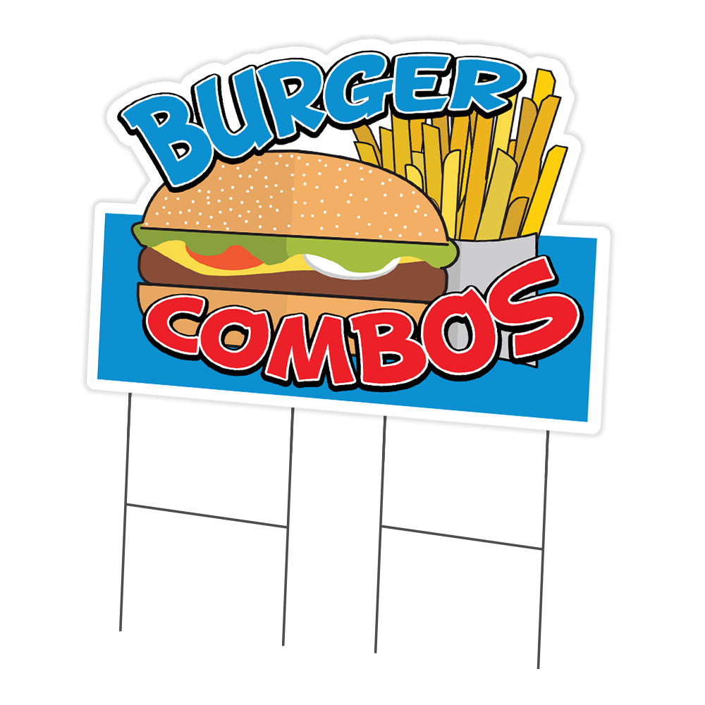 Burger Combos Die Cut