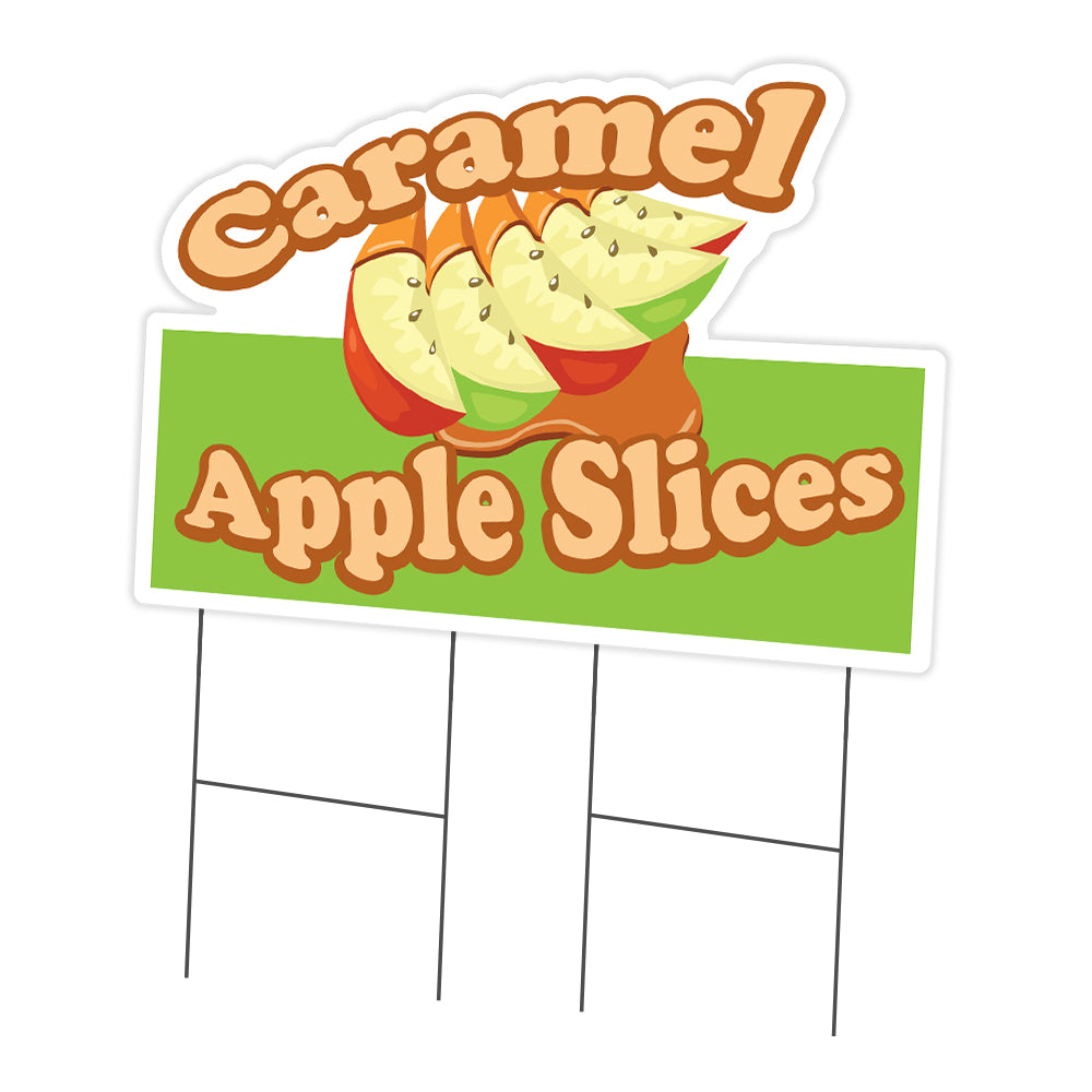 Caramel Apple Slices Die Cut