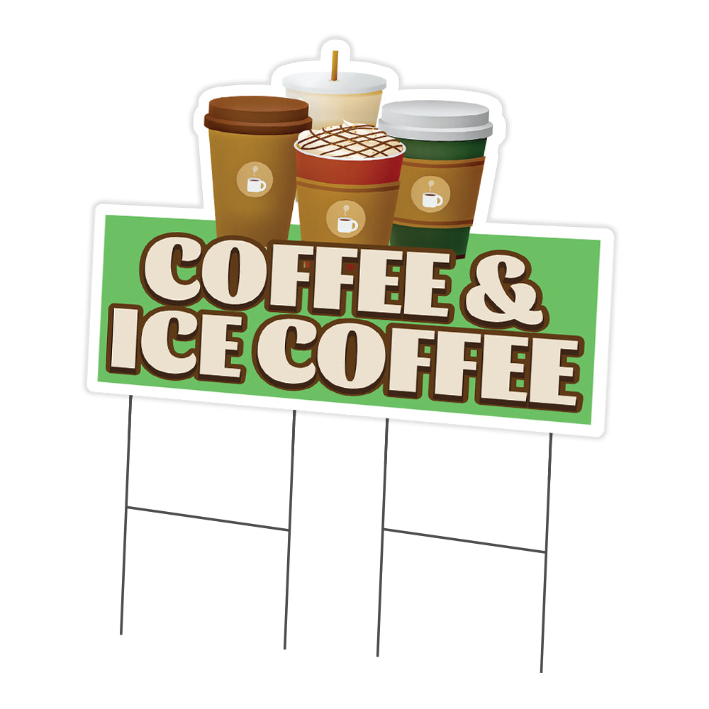 Coffee And Ice Coffee Die Cut