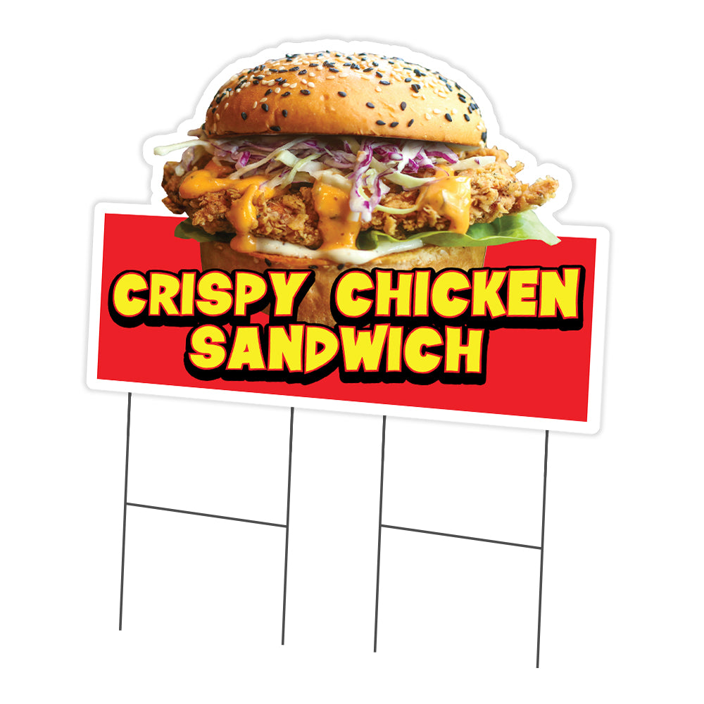 Crispy Chicken Sandwich Die Cut