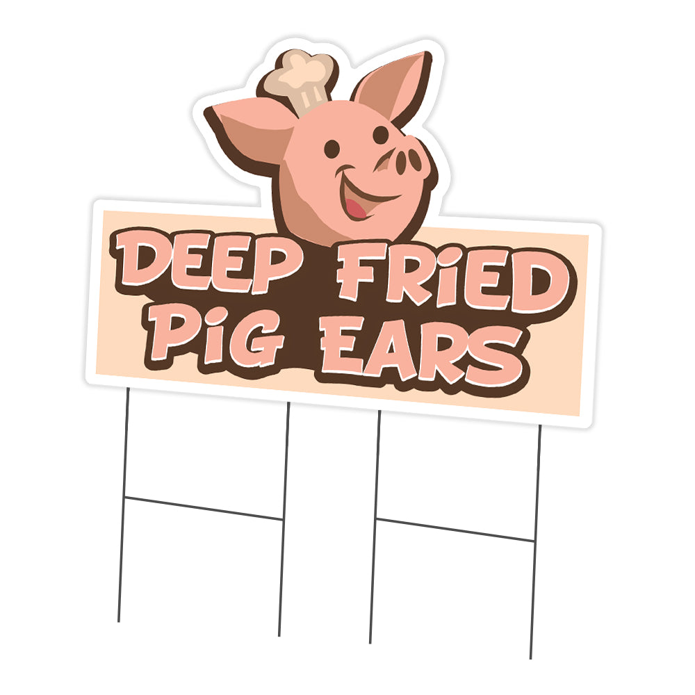 Deep Fried Pig Ears Die Cut