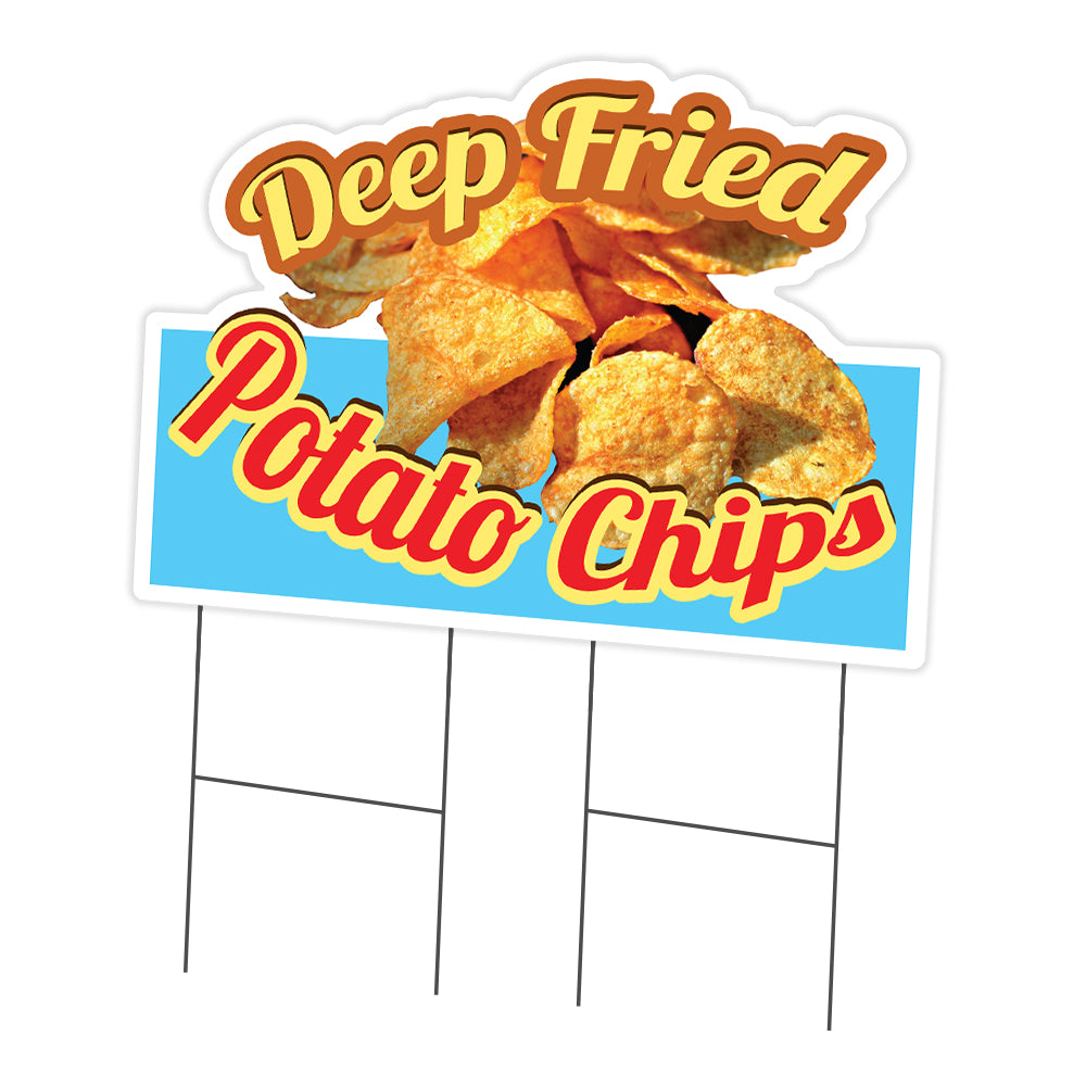 Deep Fried Potato Chips Die Cut
