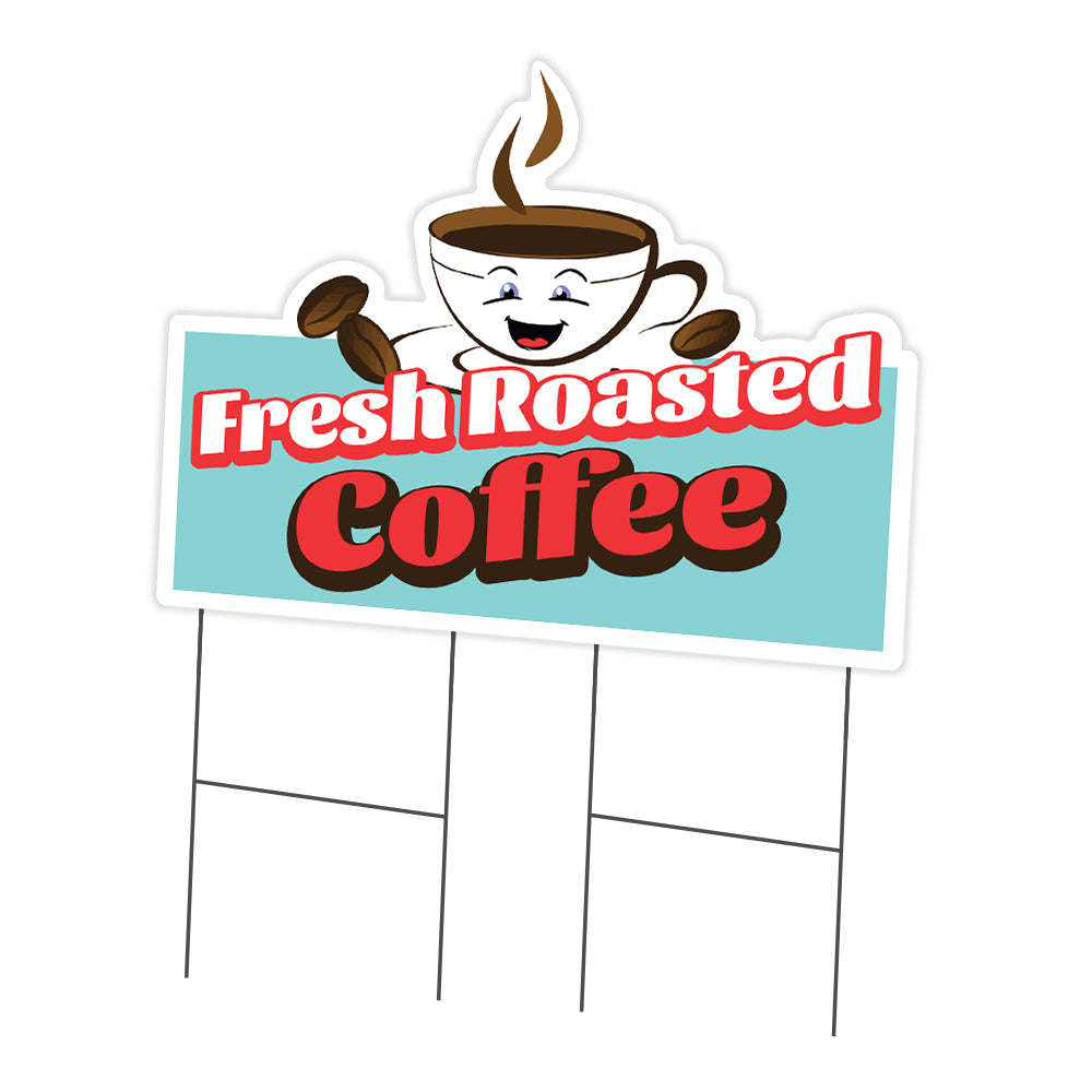 Fresh Roasted Coffee Die Cut