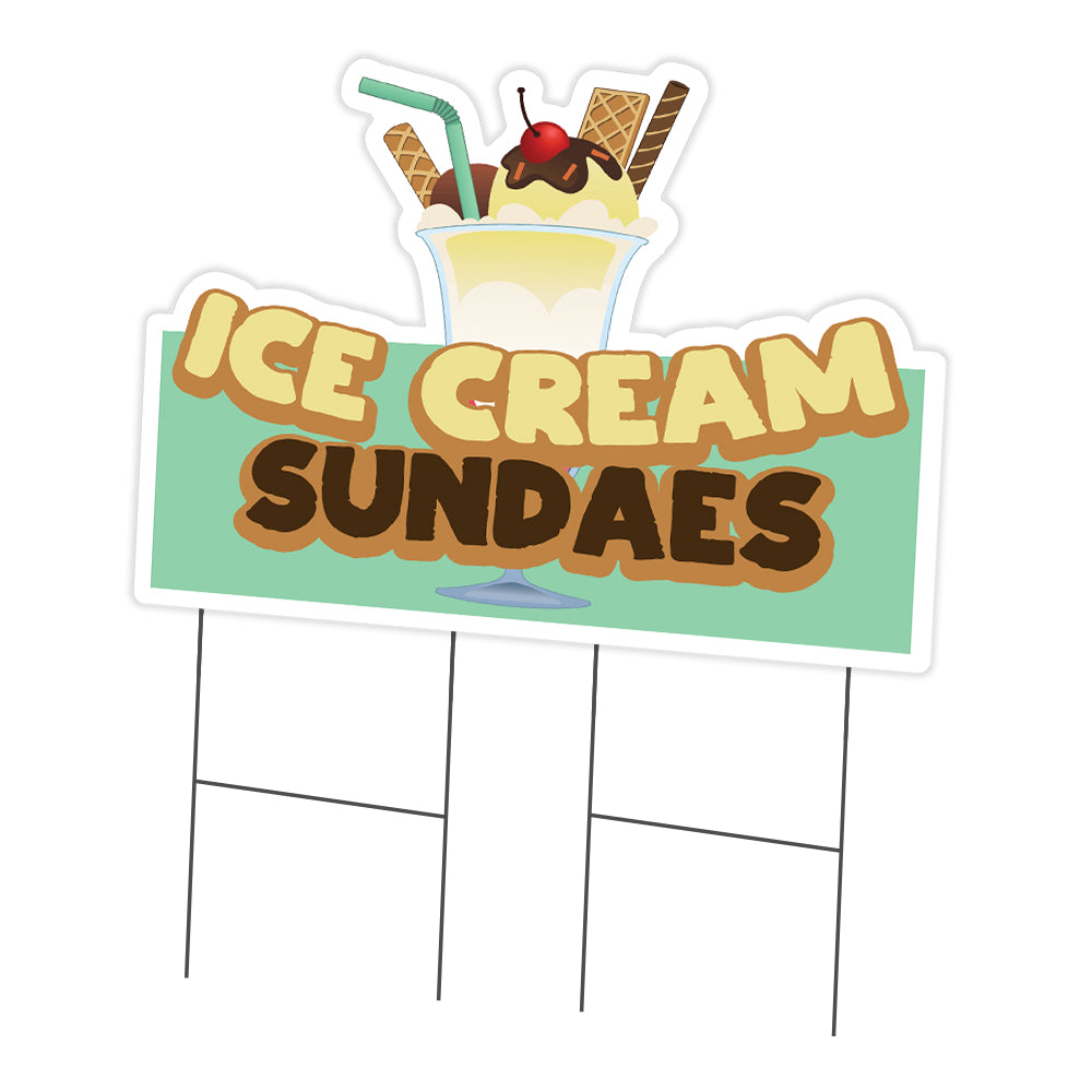 Ice Cream Sundaes Die Cut
