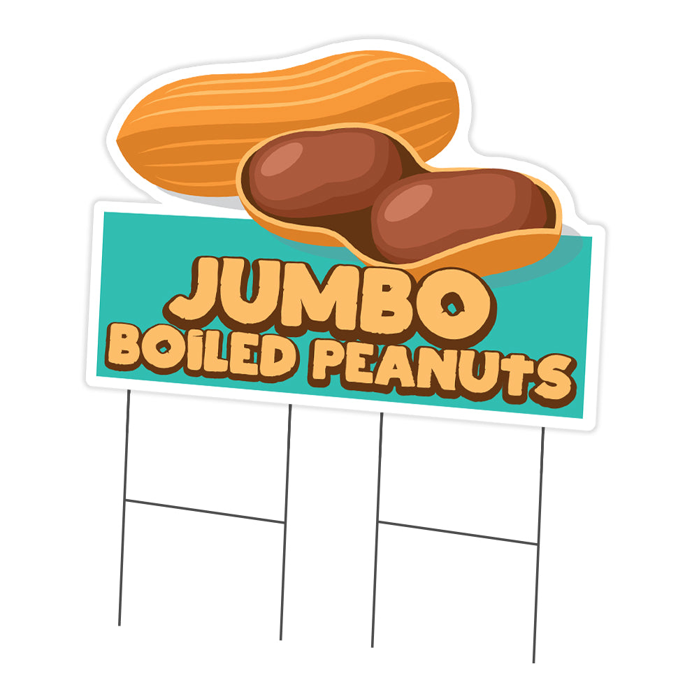 Jumbo Boiled Peanuts Die Cut