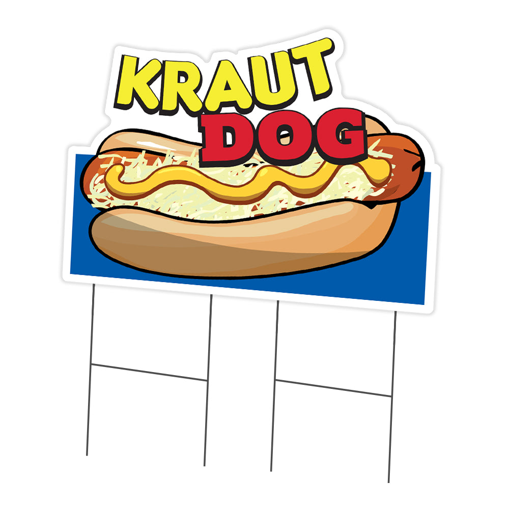 Kraut Dog Die Cut