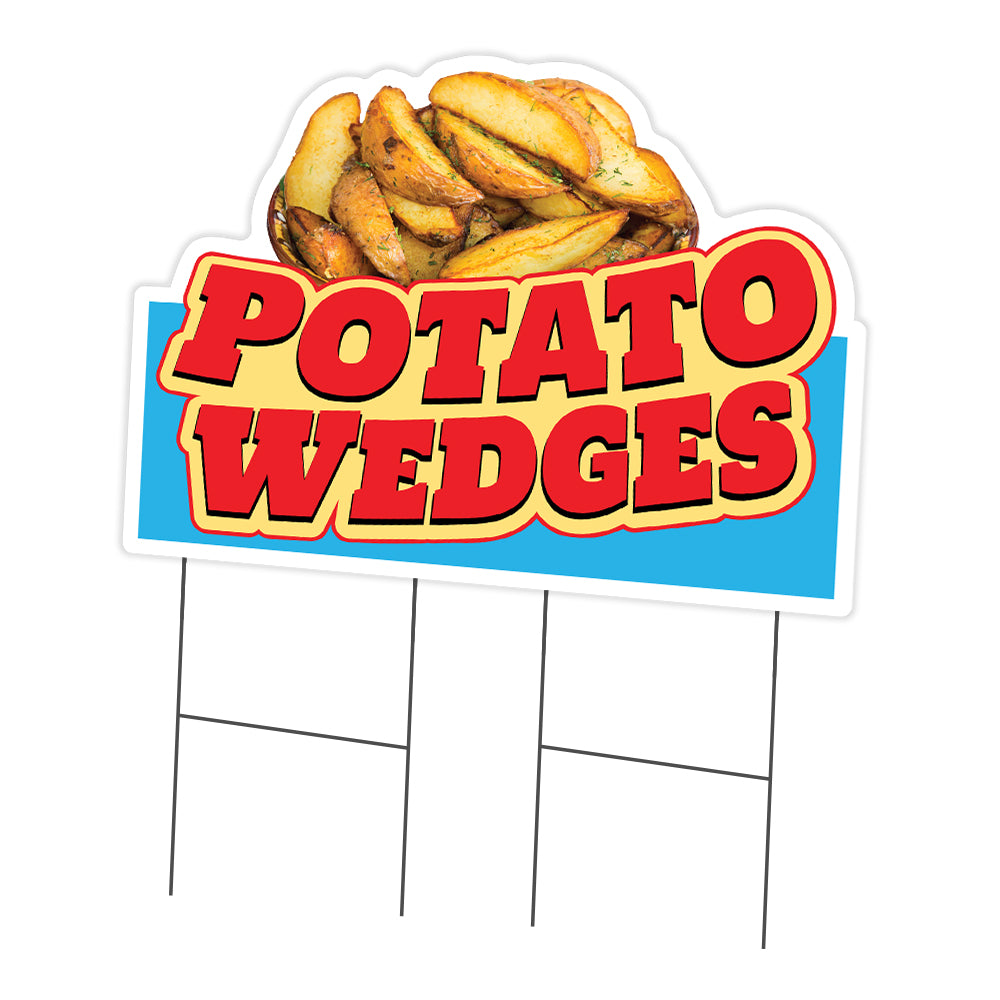 Potato Wedges Die Cut