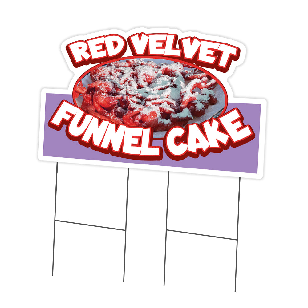 Red Velvet Funnel Cake Die Cut