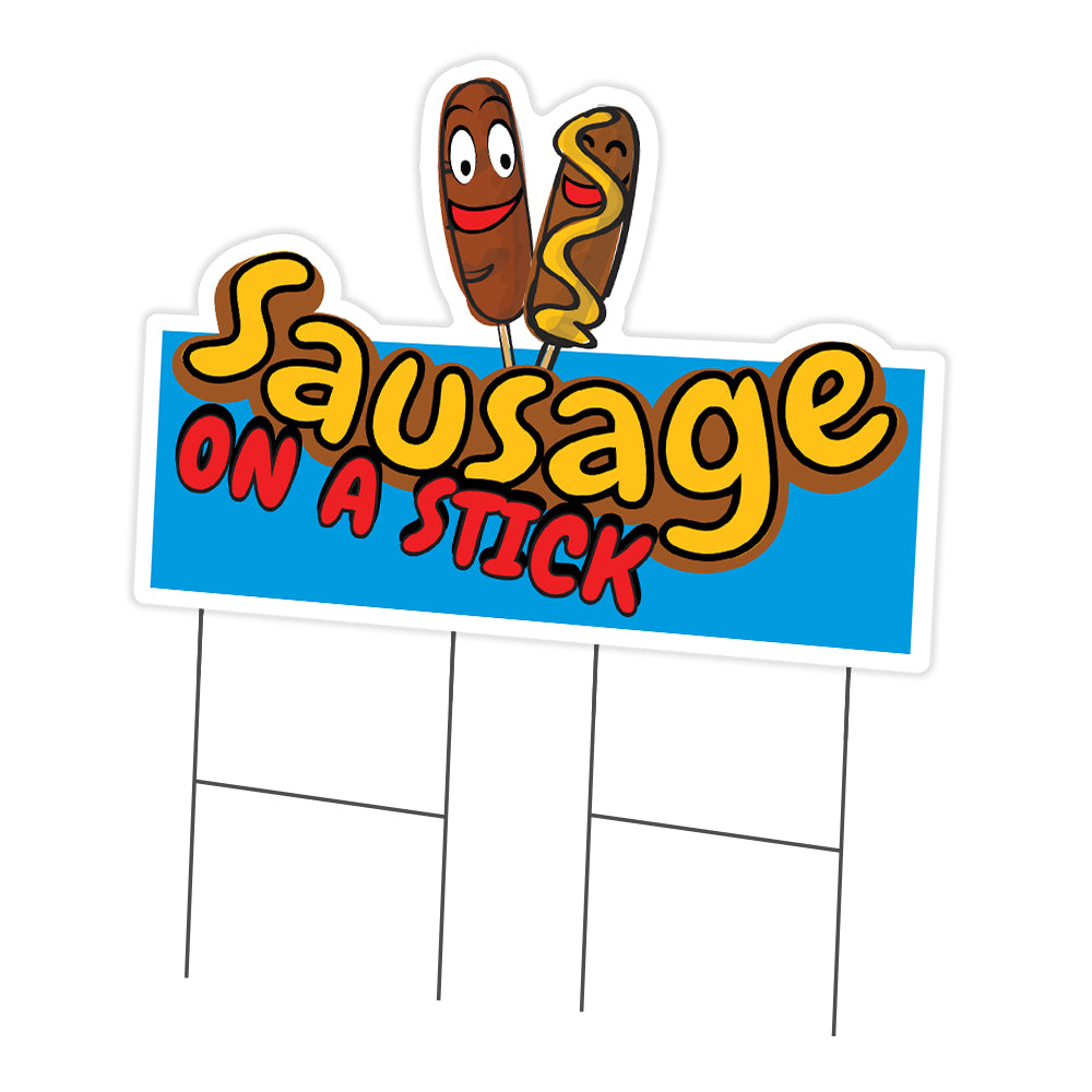 Sausage On A Stick Die Cut