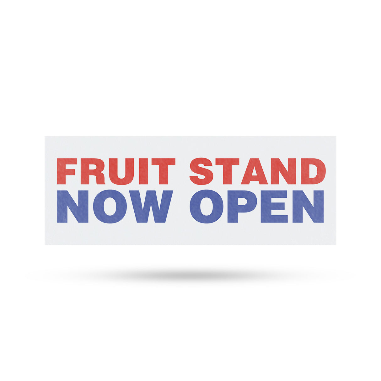 Fruit Stand Now Open