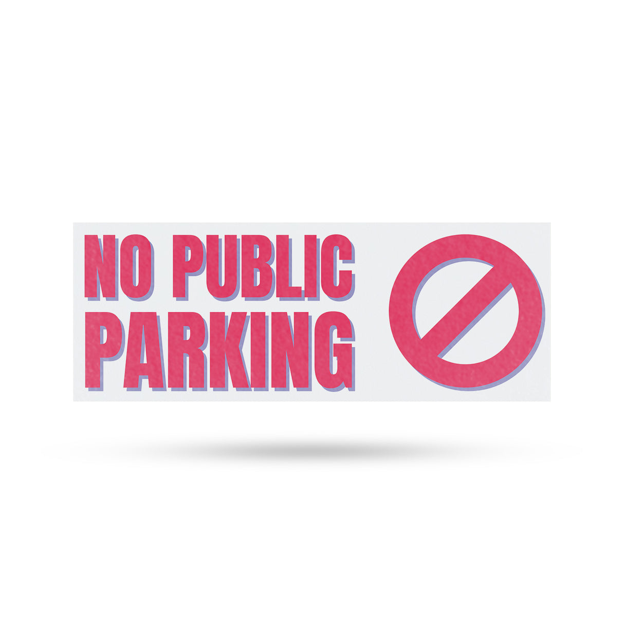 No Public Parking