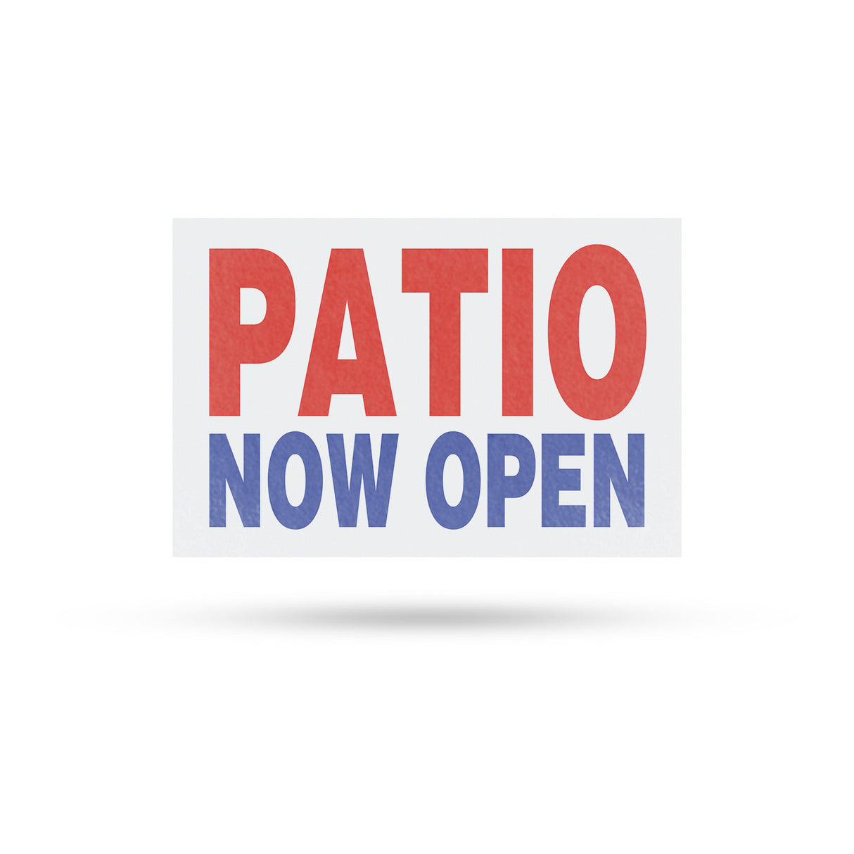Patio Now Open