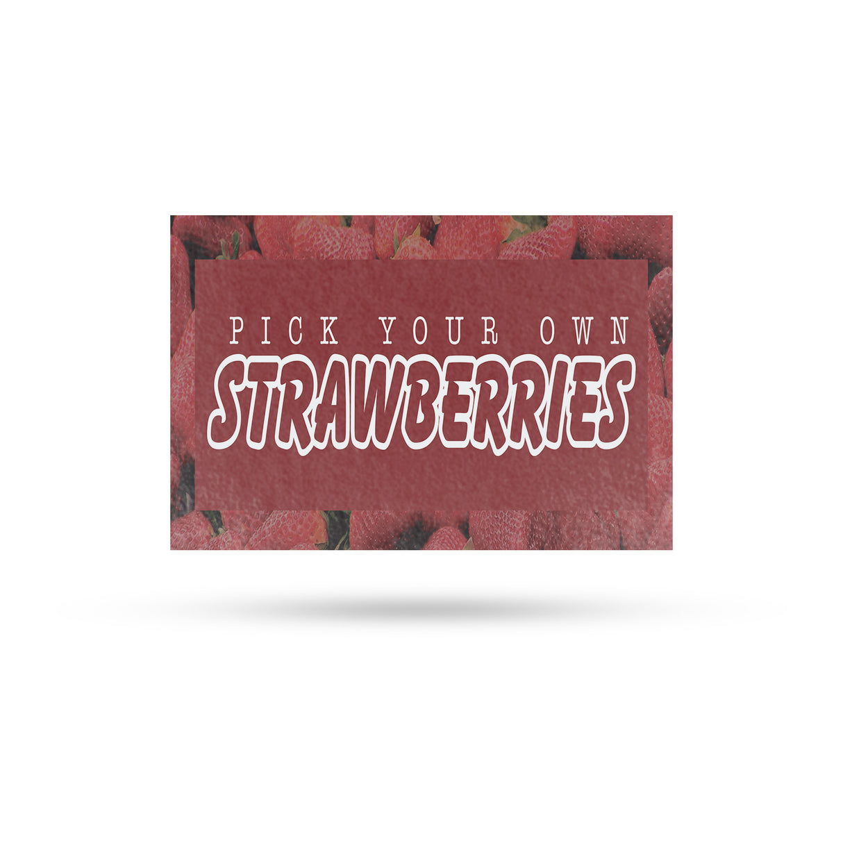Pick Your Own Strawberries