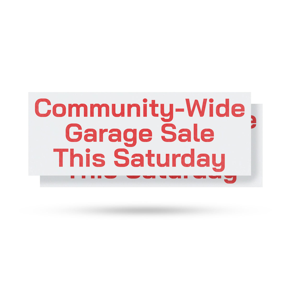 Community Wide Garage Sale This Saturday
