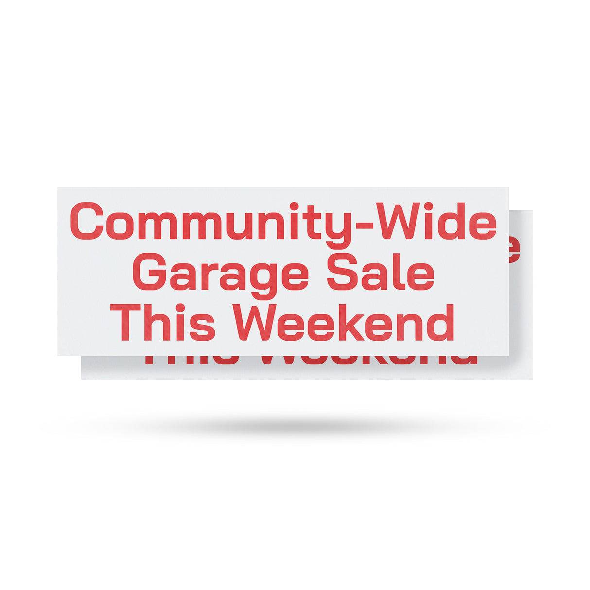 Community Wide Garage Sale This Weekend