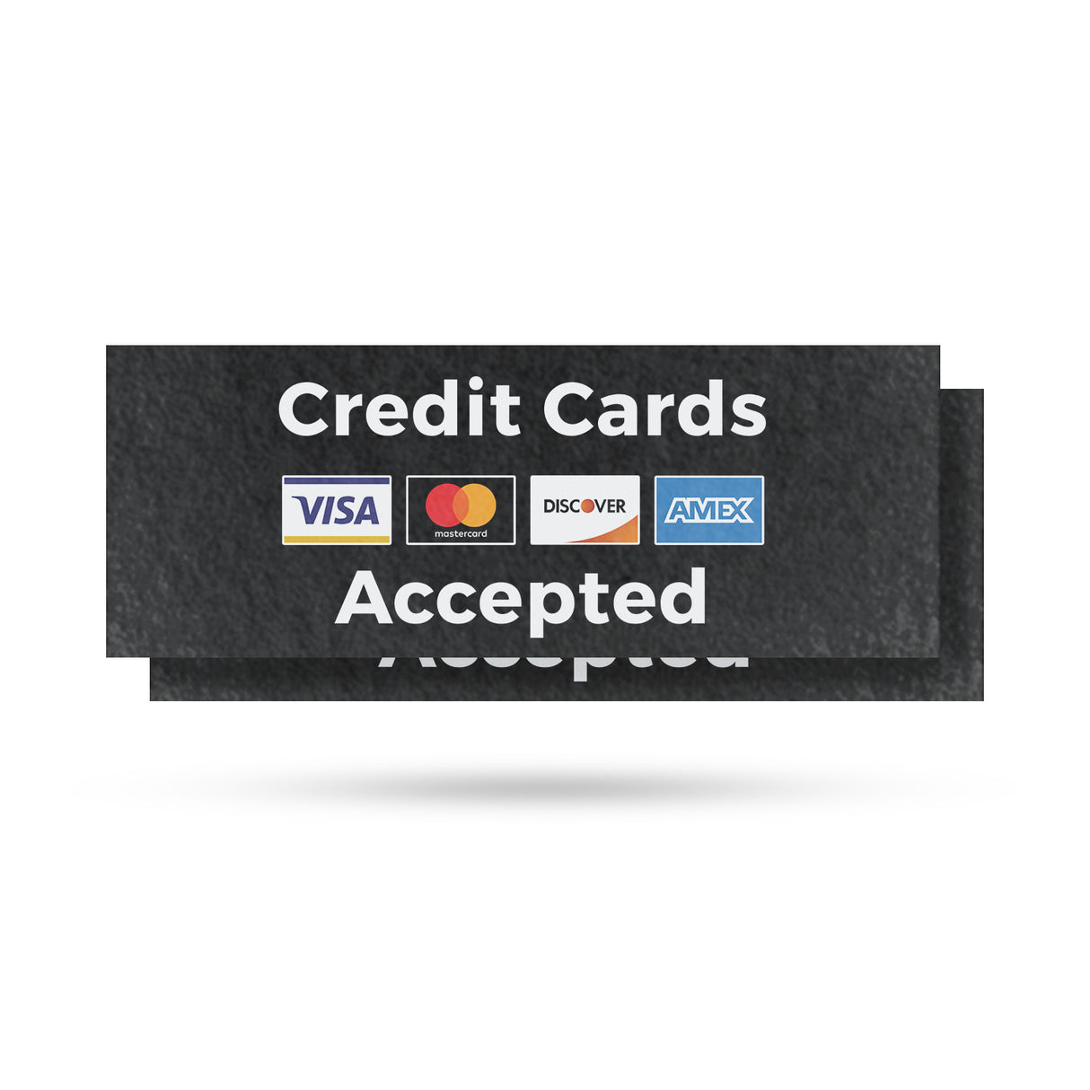 Credit Cards Accepted