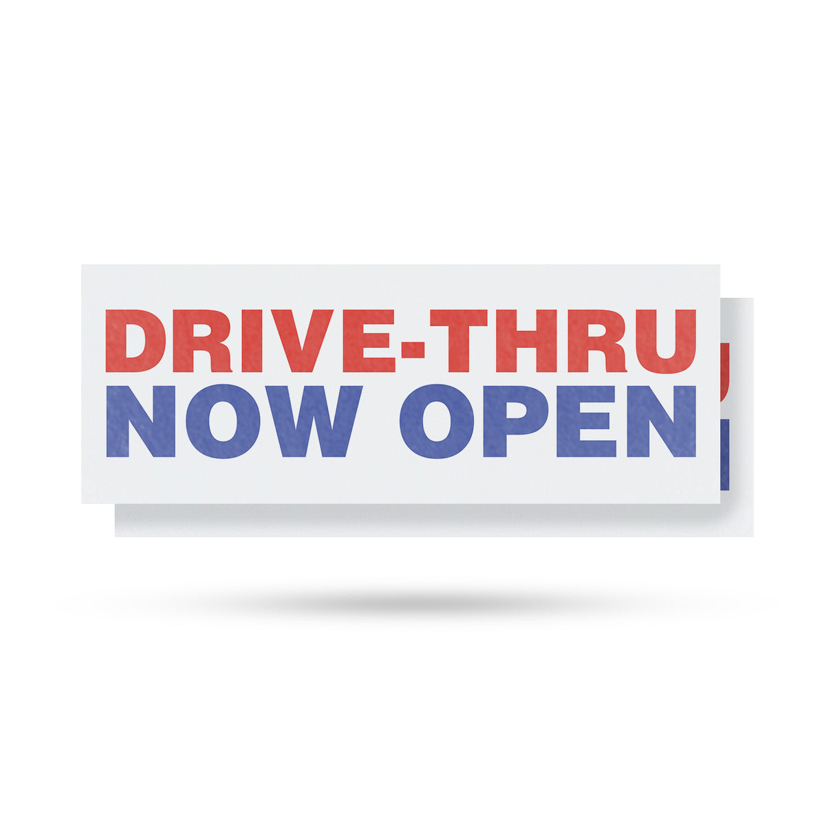 Drive Thru Now Open