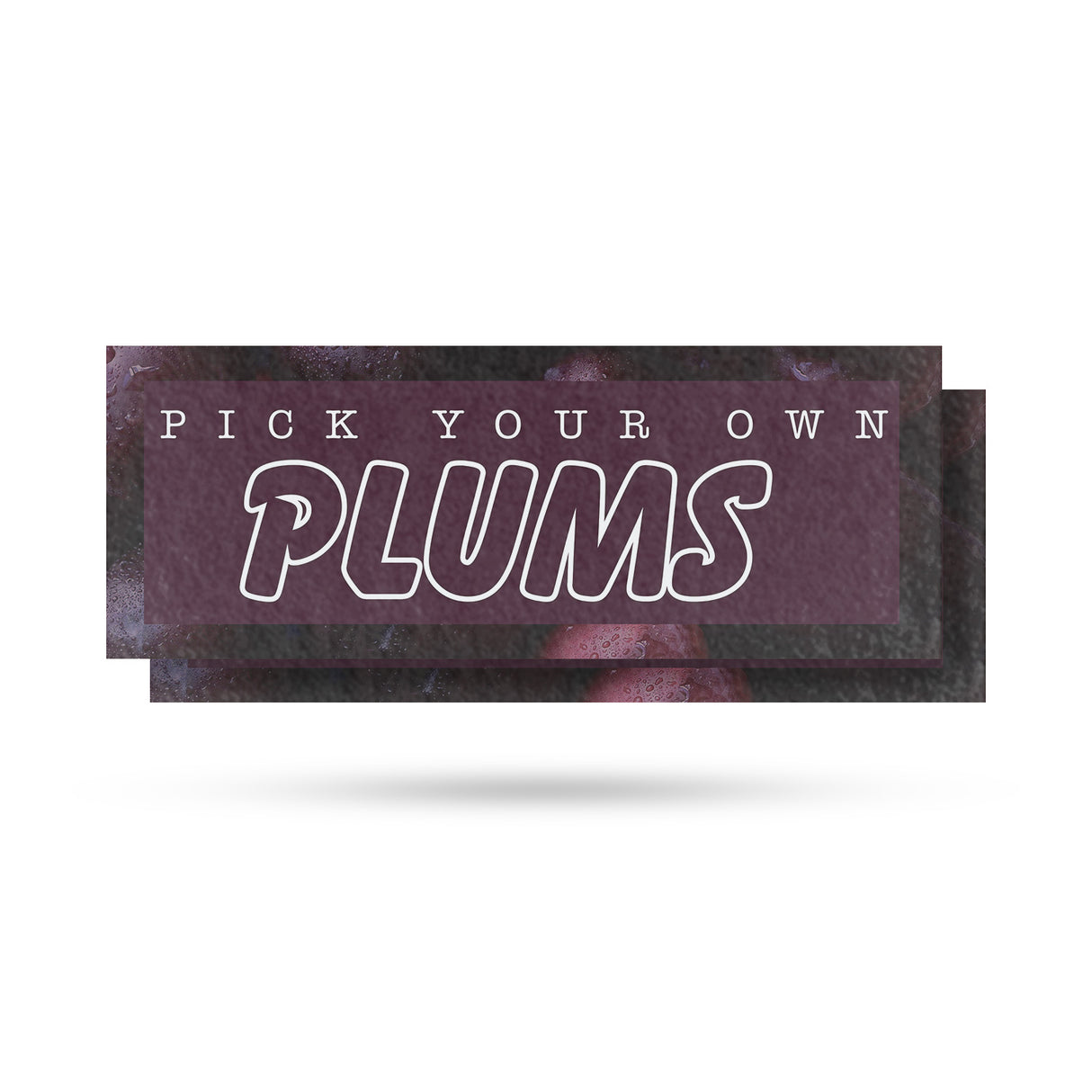 Pick Your Own Plums