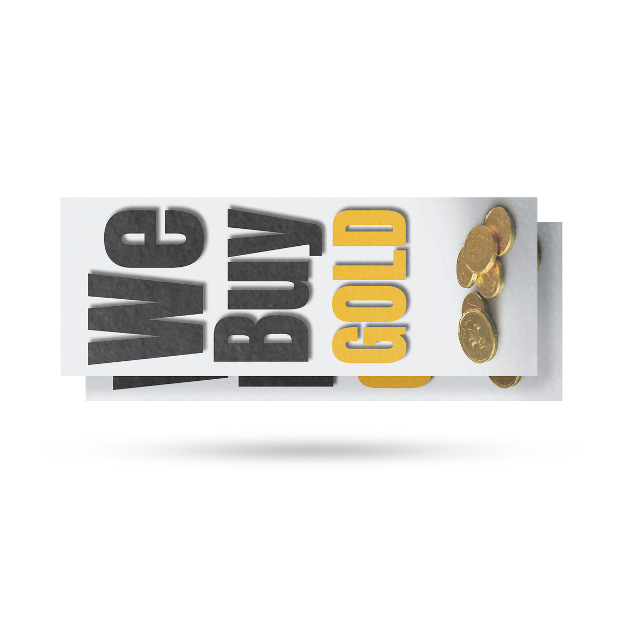 We Buy Gold Vertical