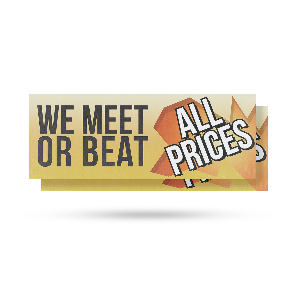 We Meet or Beat All Prices